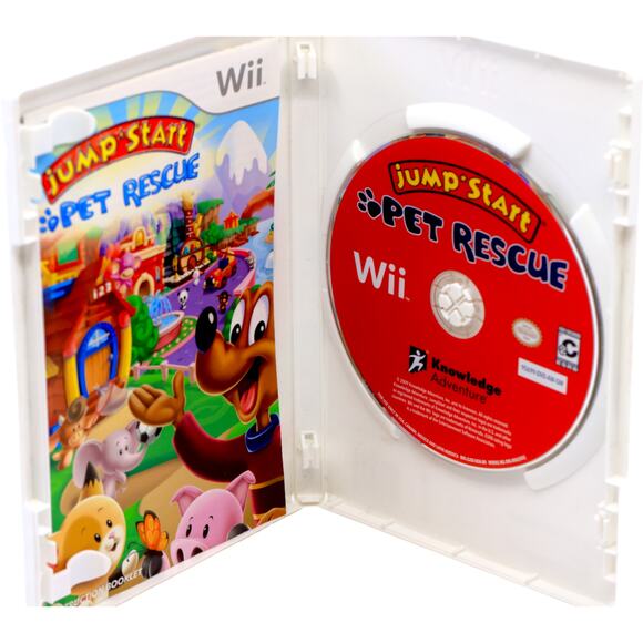 Nintendo Wii Jump Start Pet Rescue w/ Original Box & Manual - 2K Play - Picture 4 of 6